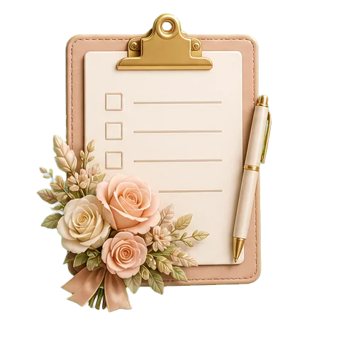 Planner clipboard icon for low operational lift