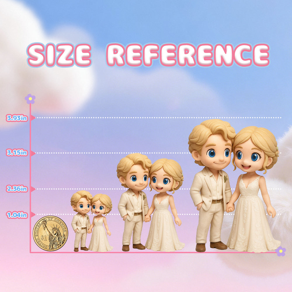 Custom Couple Action Figures - Unique Anniversary & Valentine Gift