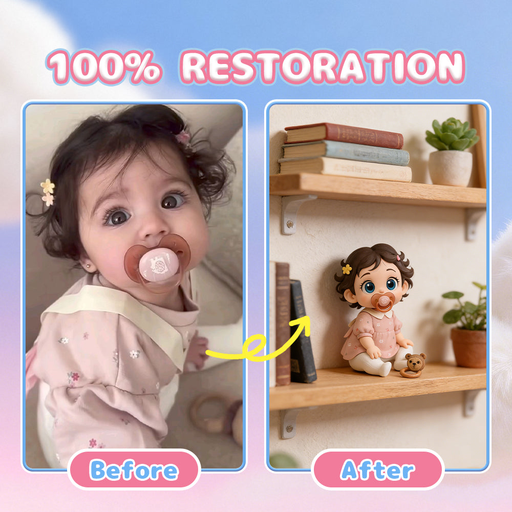 Custom Kids & Parent-Child 3D Figurine - Milestone Keepsake