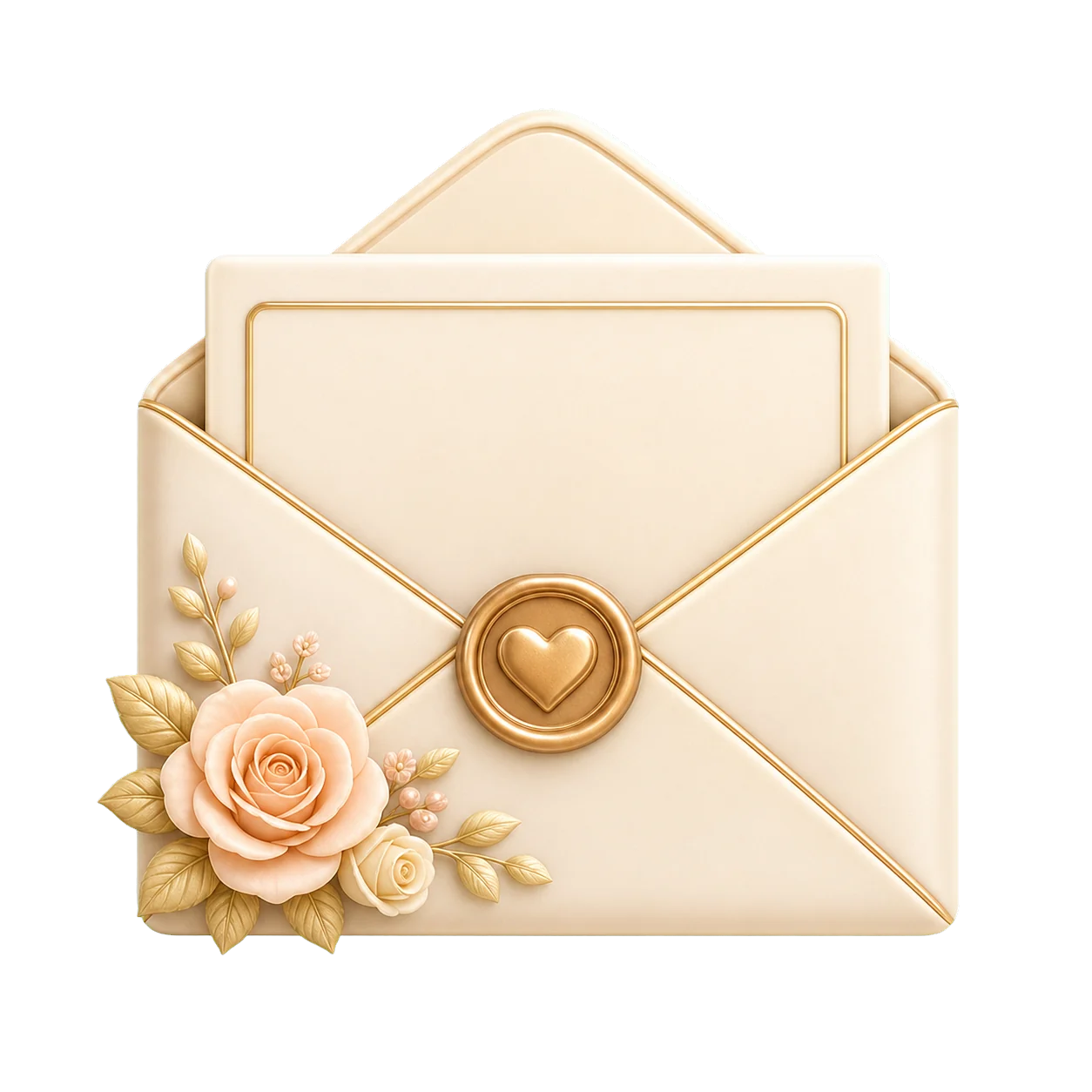 Premium email contact icon for business introductions