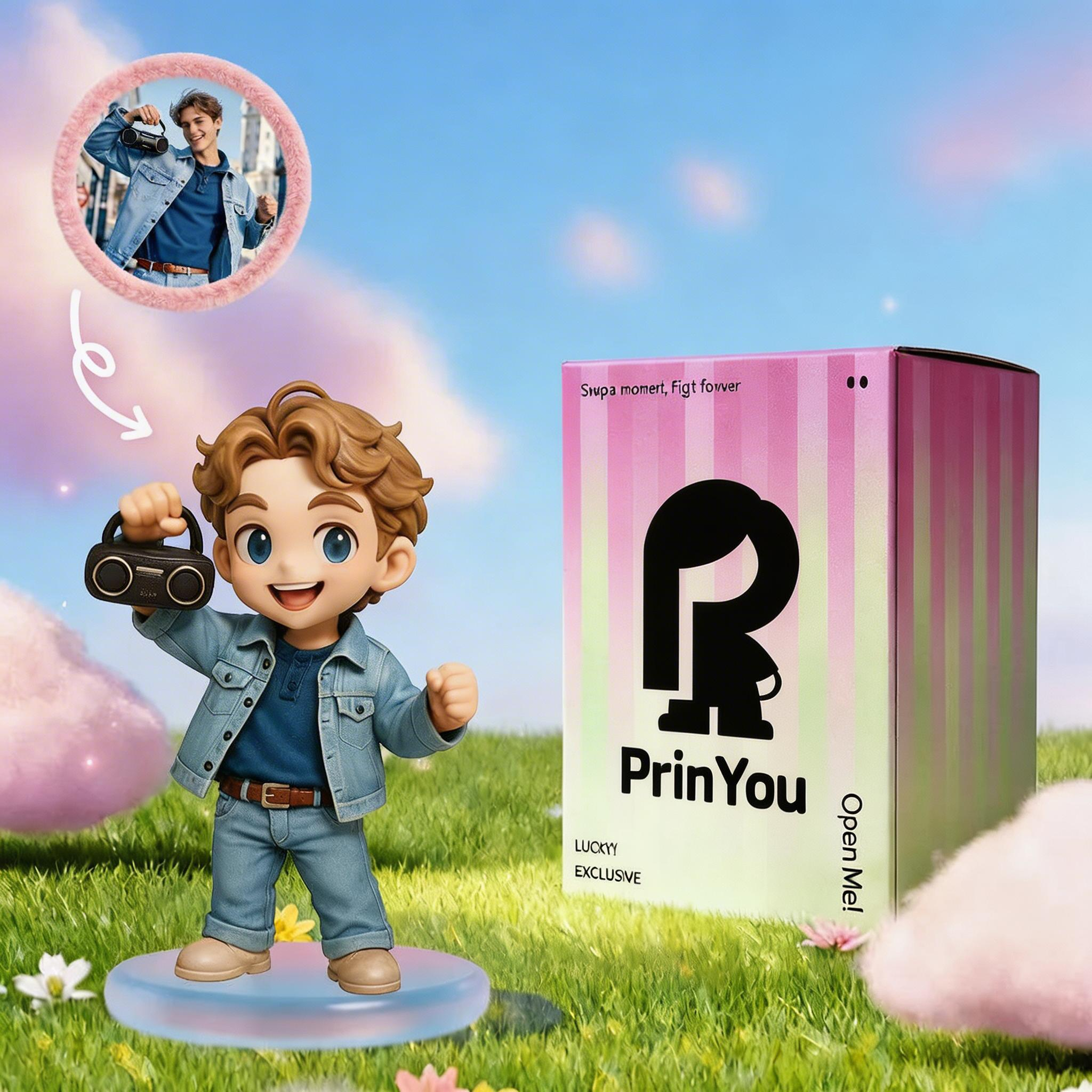 Custom 3D Figurine Gift Box: Premium Personalized Statue Set