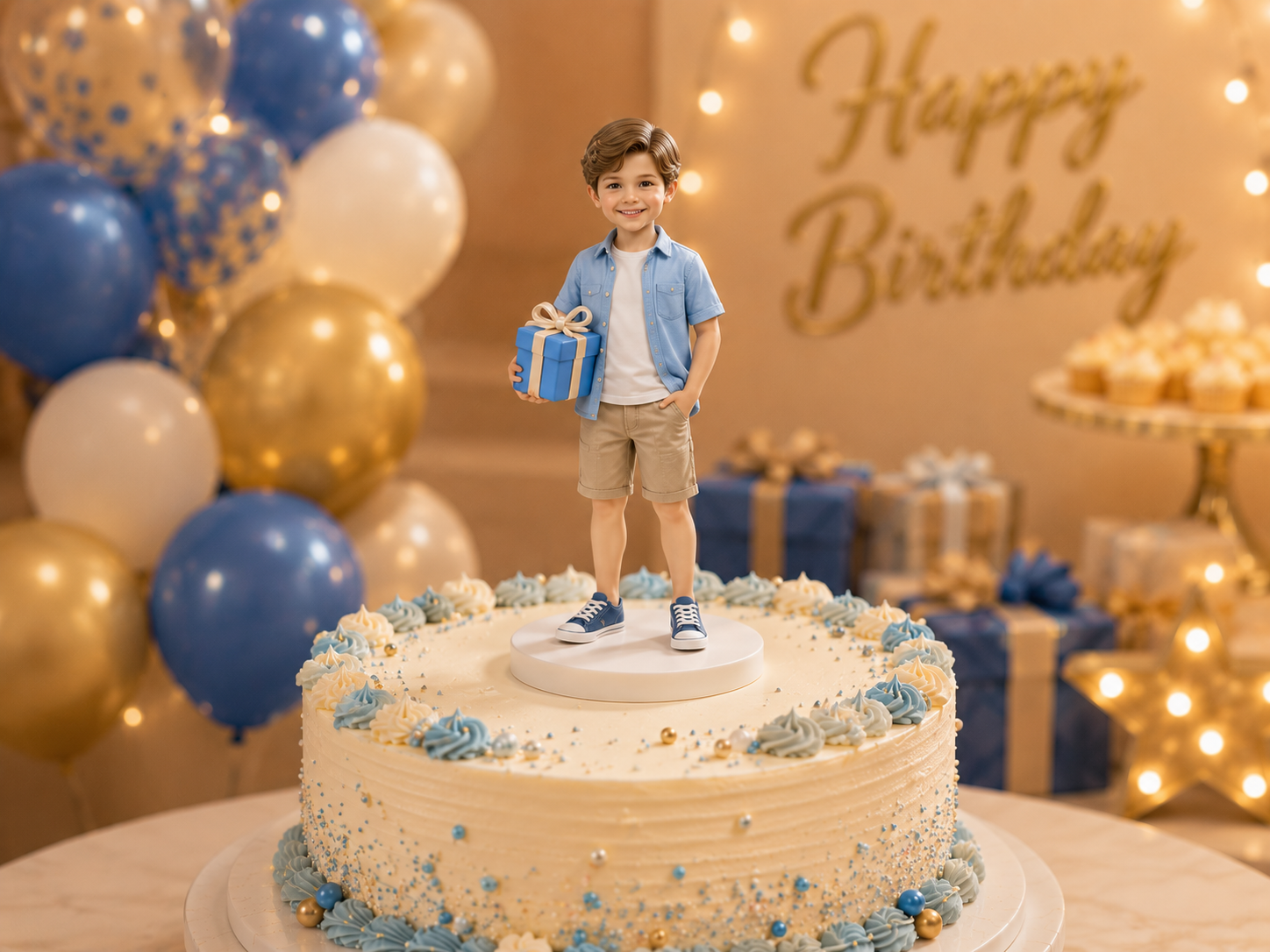 Custom 3D figurine alternative to a photo crystal gift