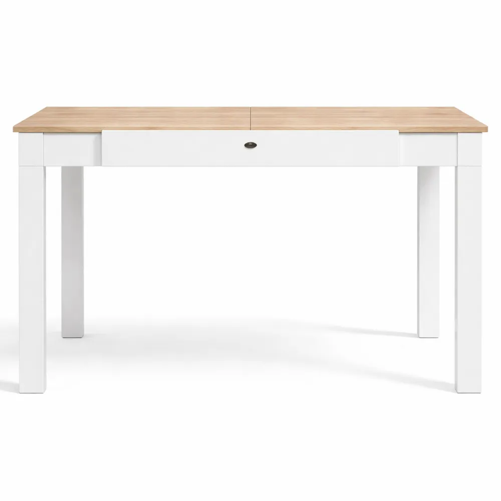 Table de jardin extensible en aluminium pour 6 personnes, résistante aux intempéries