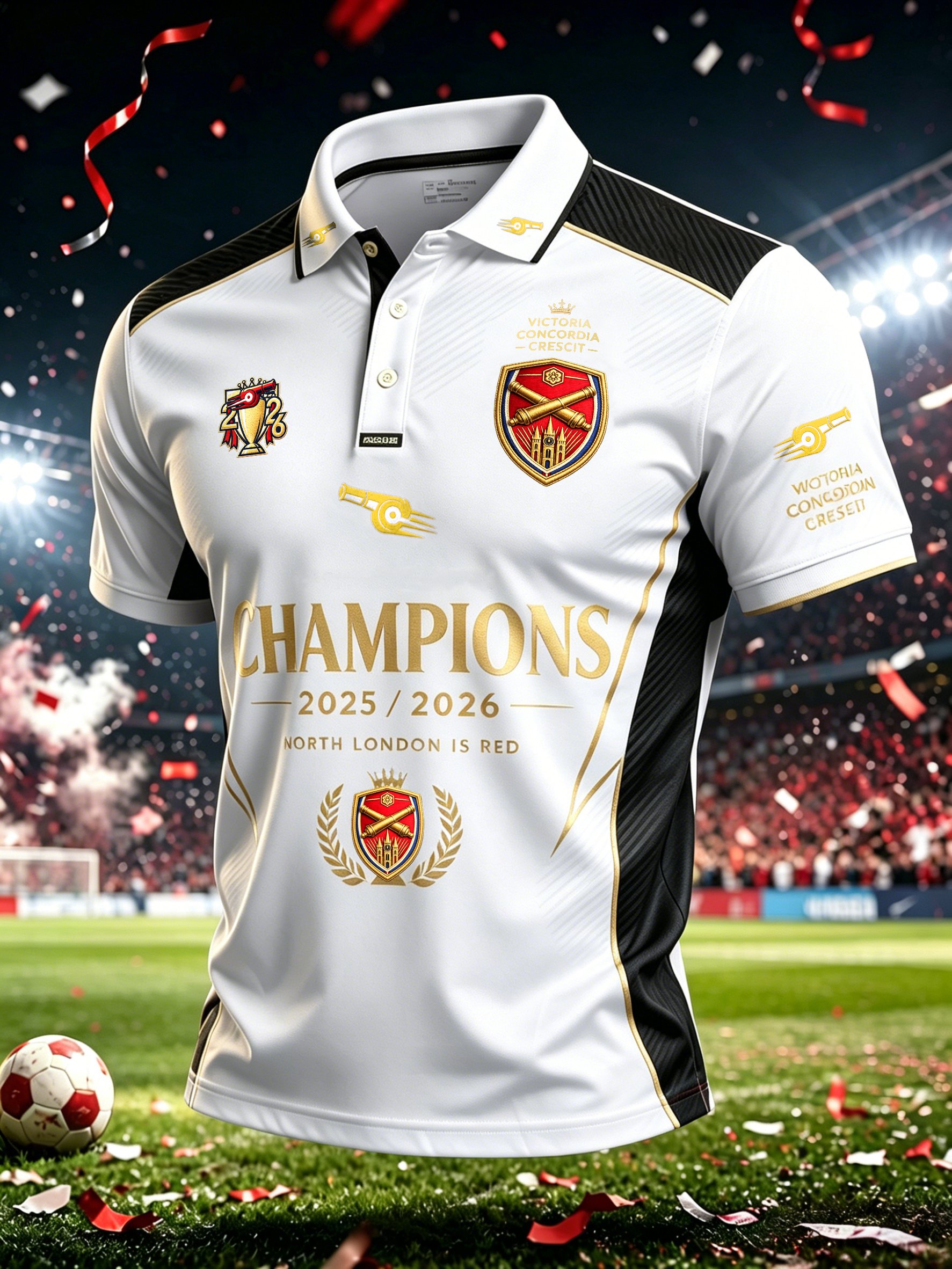 Men's Football Fans Print Casual Polo