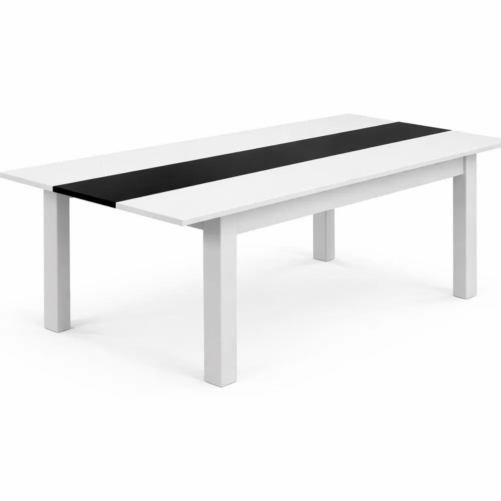 Grande table à manger extensible pour 6 à 10 personnes