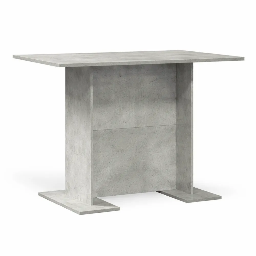 Table de Repas Moderne Rectangulaire, Idéale pour Intérieur et Extérieur