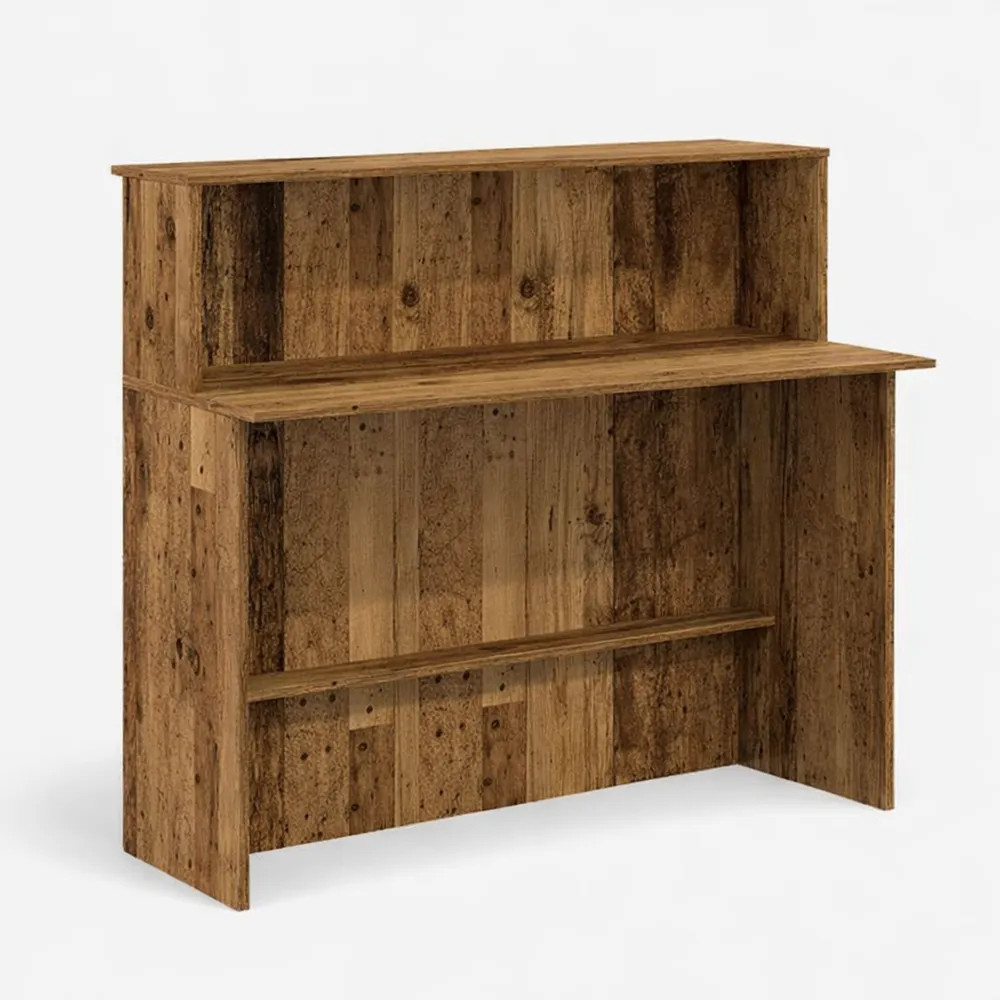 Table de Réception en Bois d'Ingénierie 100x50x103,5cm