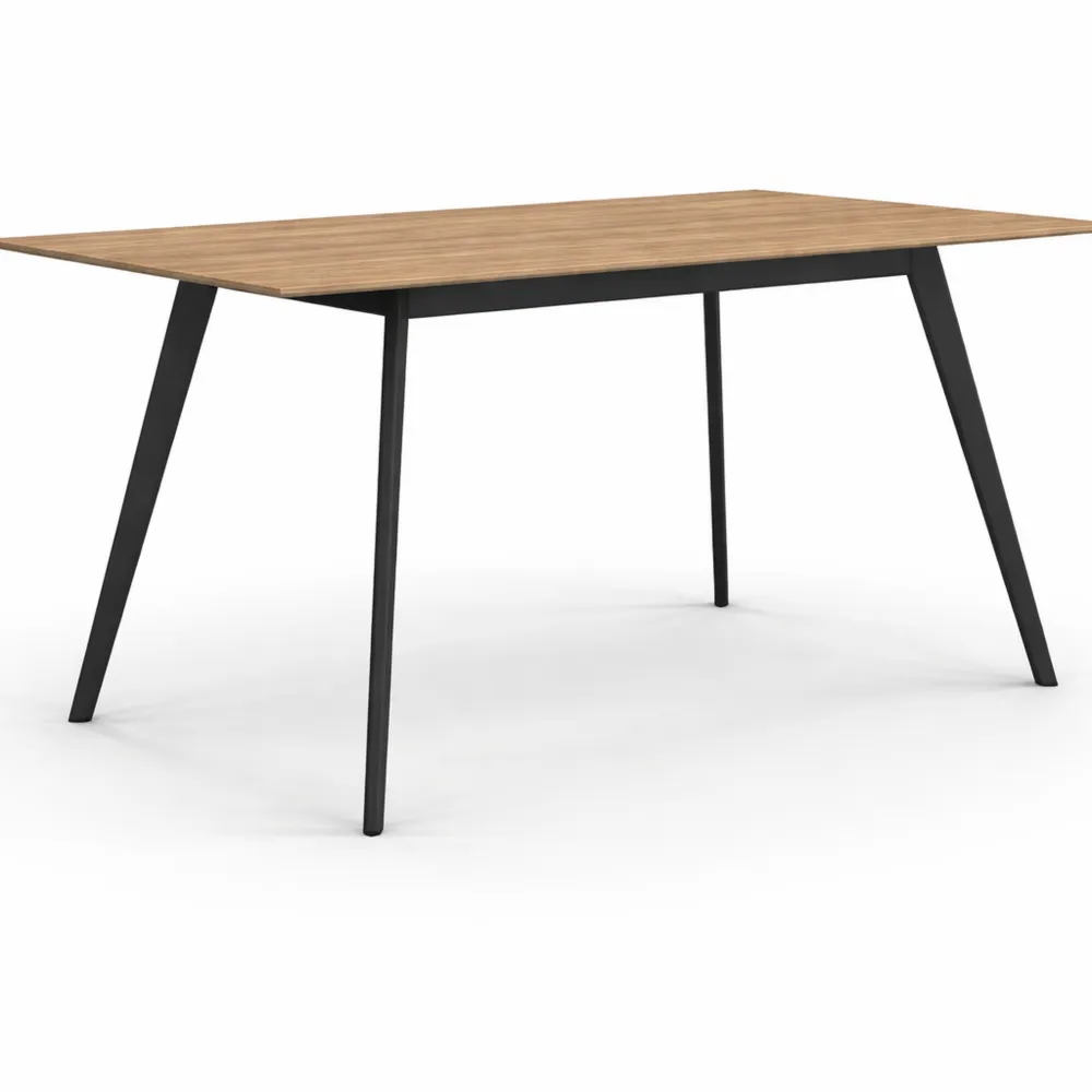Table à manger extensible scandinave pour 4 à 8 personnes