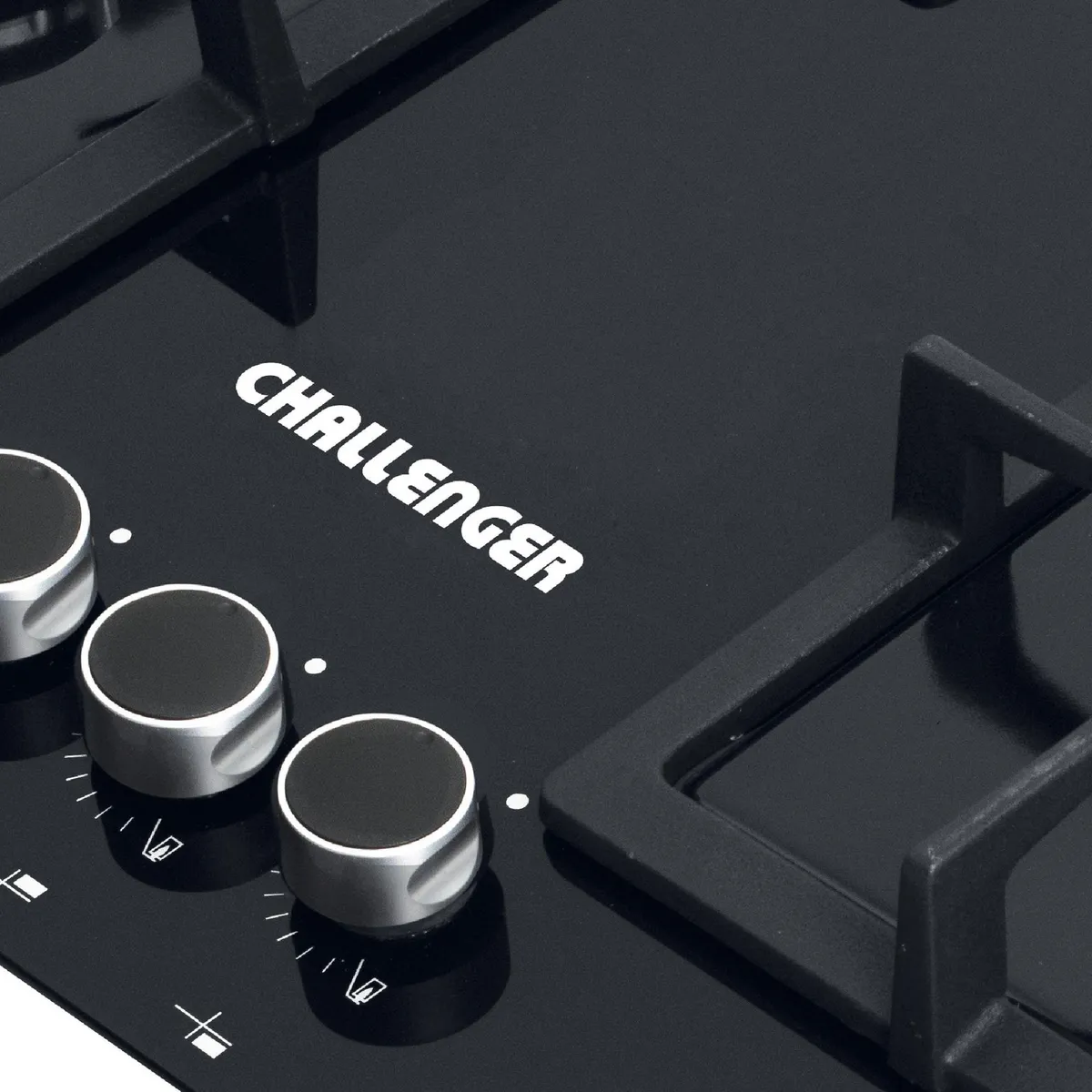 Estufa Empotrable Gas Natural 60x52 cm 4 Puestos Vidrio Squad