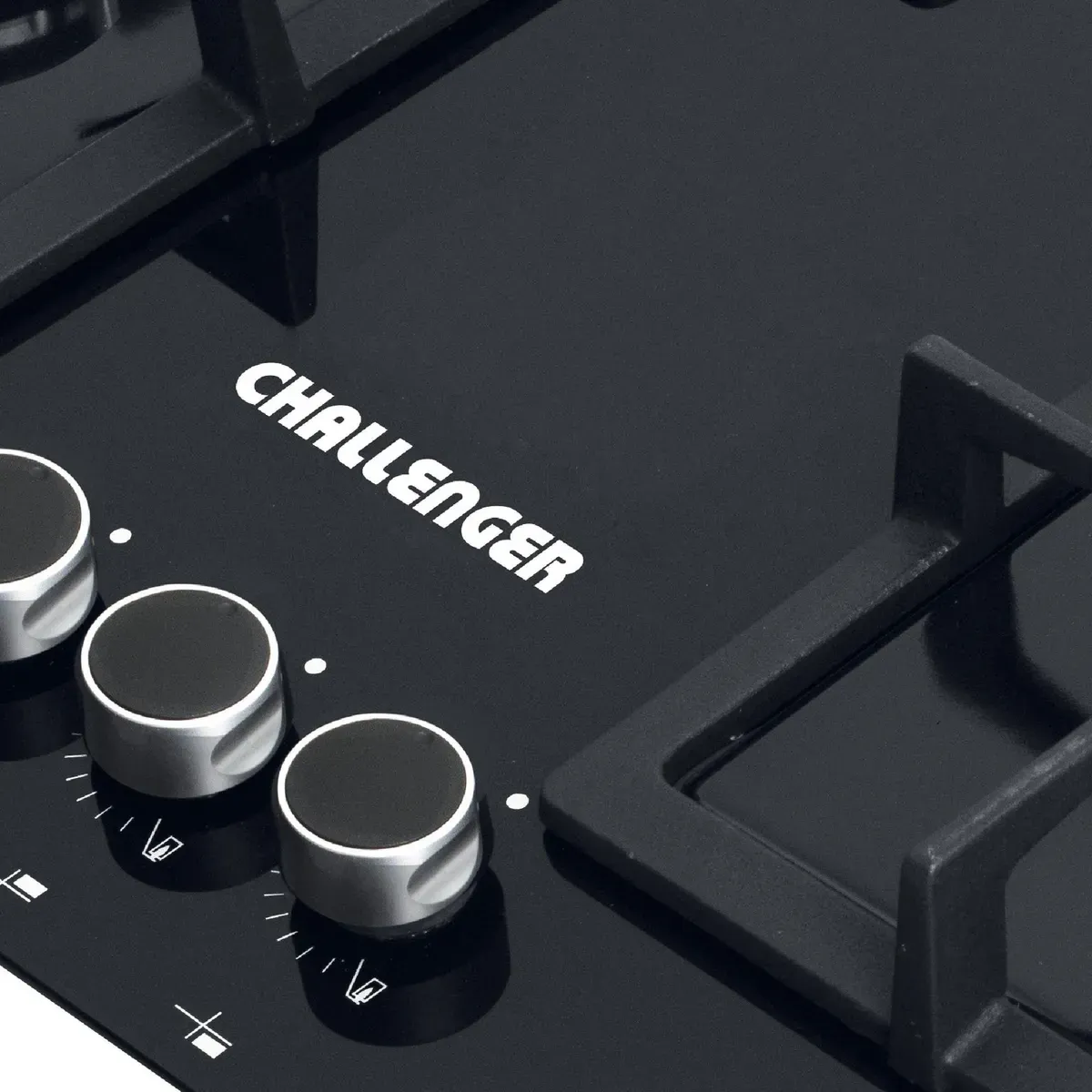 Estufa Empotrable Gas Natural 60x52 cm 4 Puestos Vidrio Squad