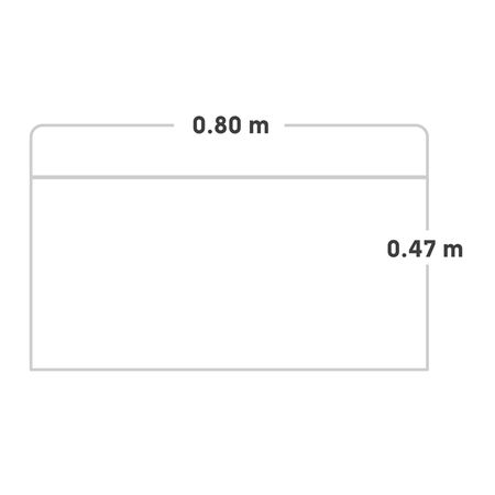 Dormitorio Medallon Acero 2 Plazas + Baúl + 2 Almohadas + Protector