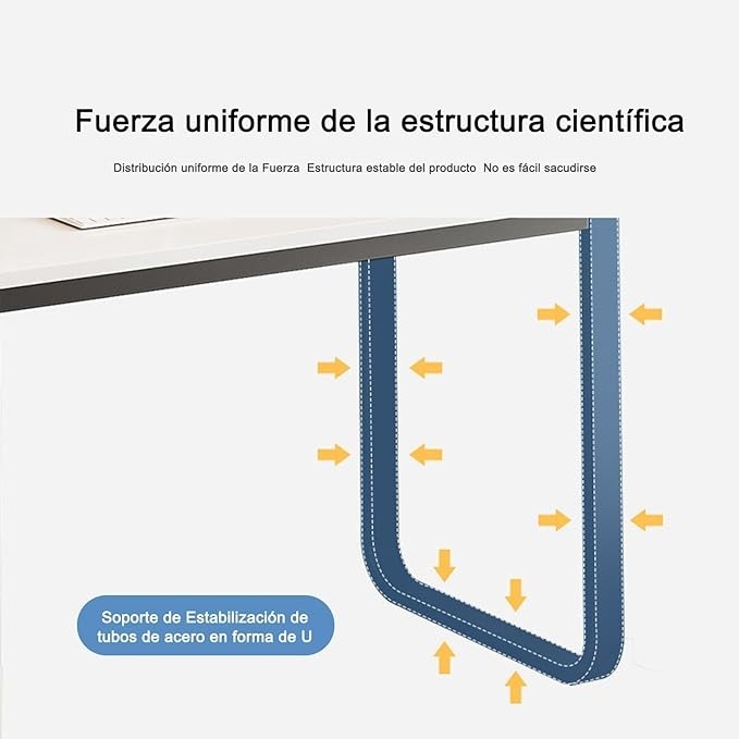 100×54 cm escritorio de oficina para computadora, diseño sencillo, con cajón de almacenamiento, silla de escritura, escritorio moderno para estudio.