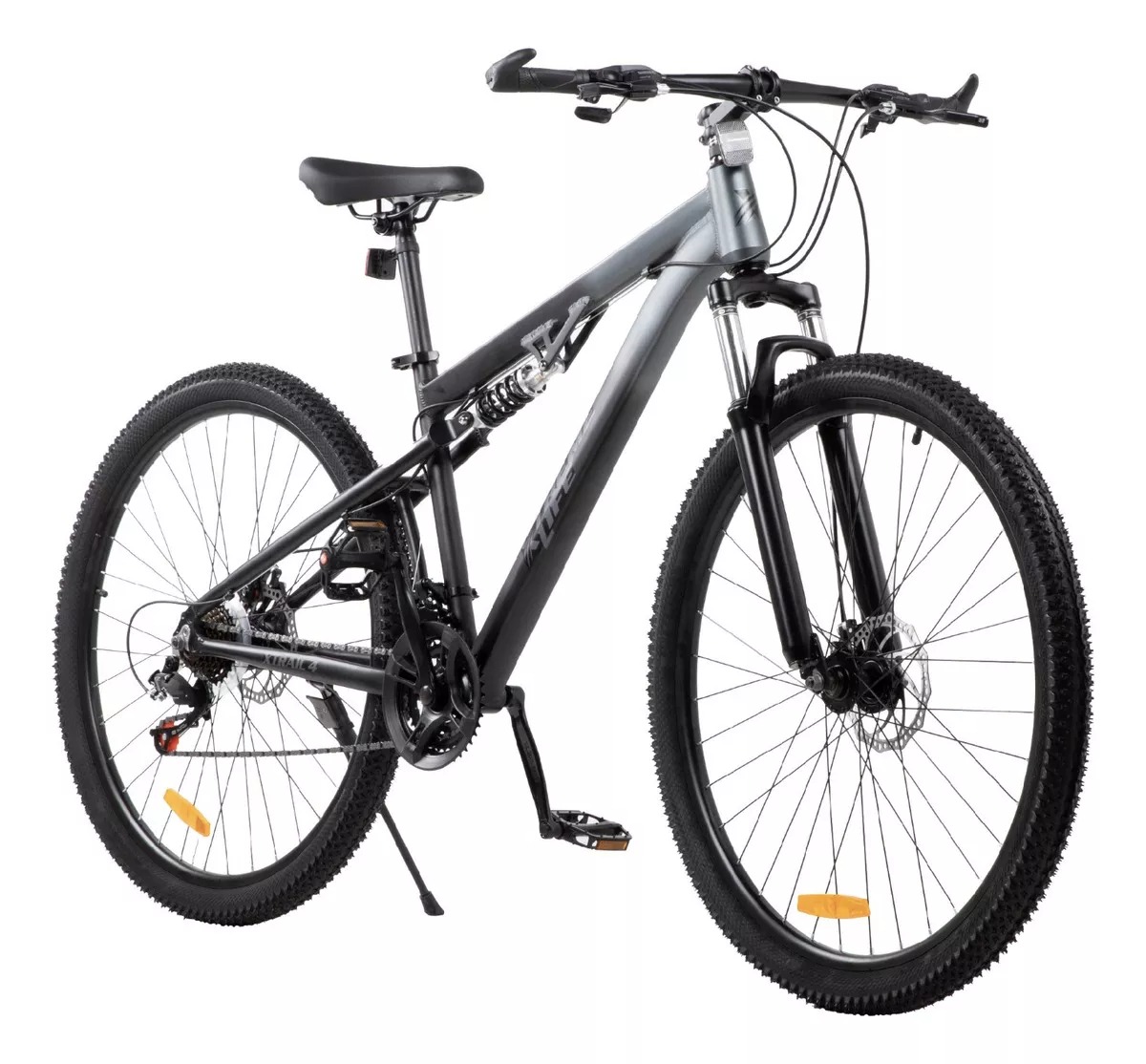 Mountain Bike Aro 29 Doble Suspension Frenos De Disco 21v Color Negro
