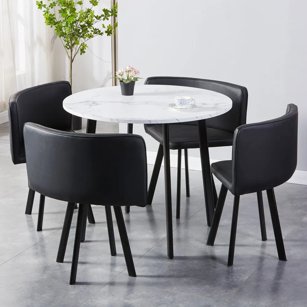 Juego De Comedor De Cocina 4 Sillas