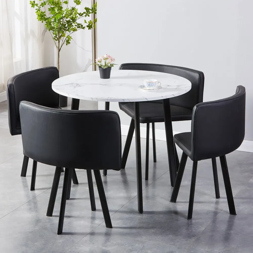 Juego De Comedor De Cocina 4 Sillas