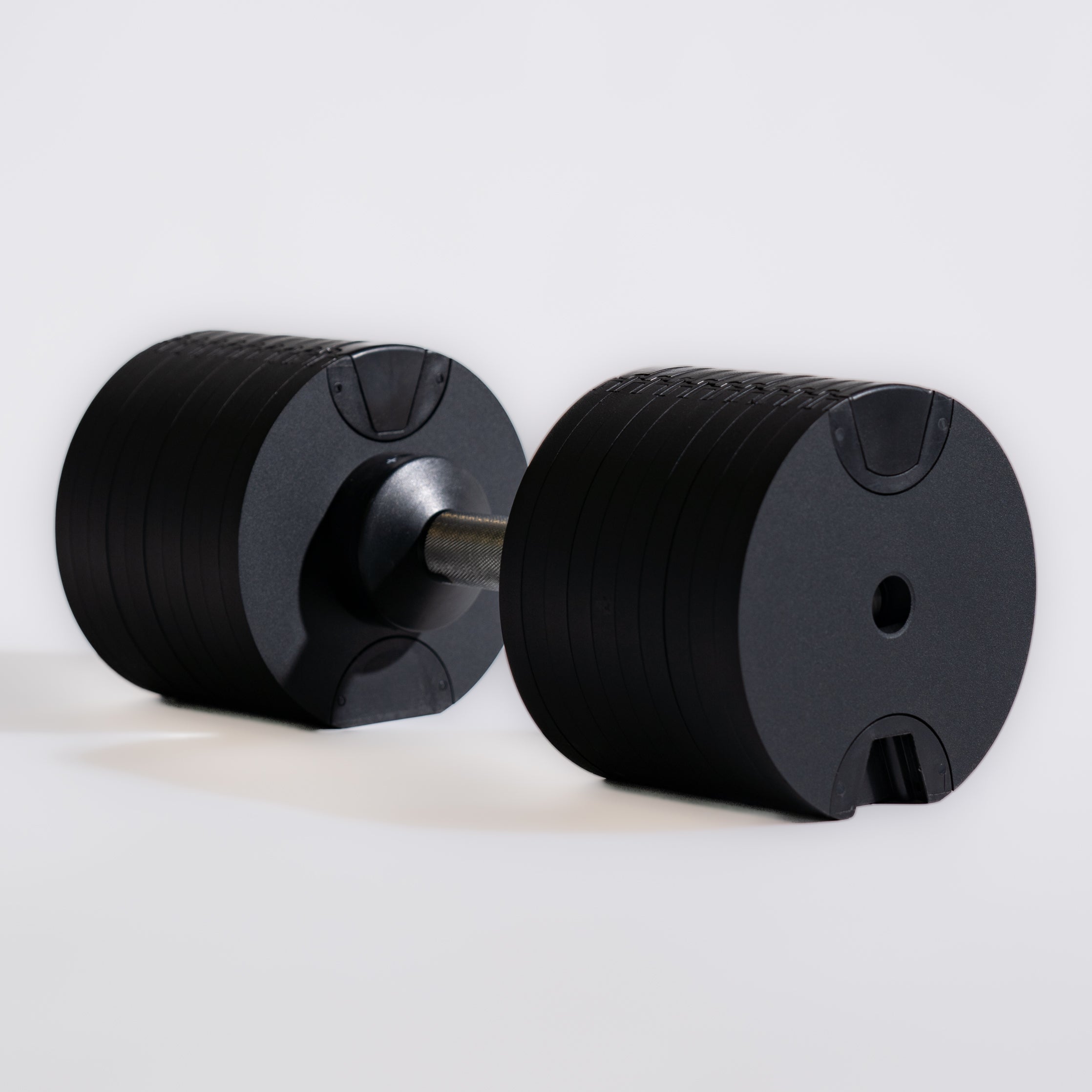 2-Piece Turn-Handle Adjustable Dumbbell 5-120lb Set