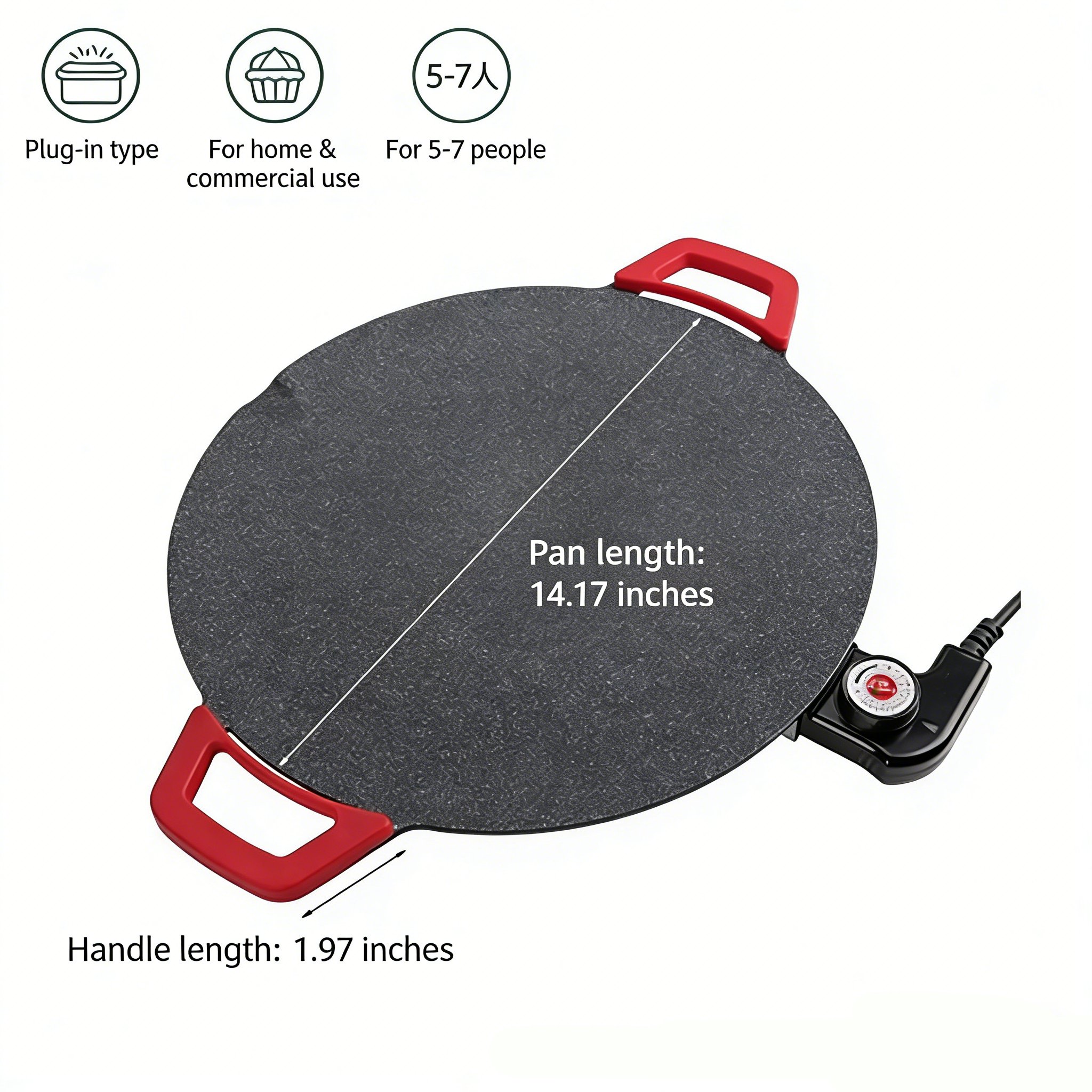 Indoor Smokeless Electric Griddle