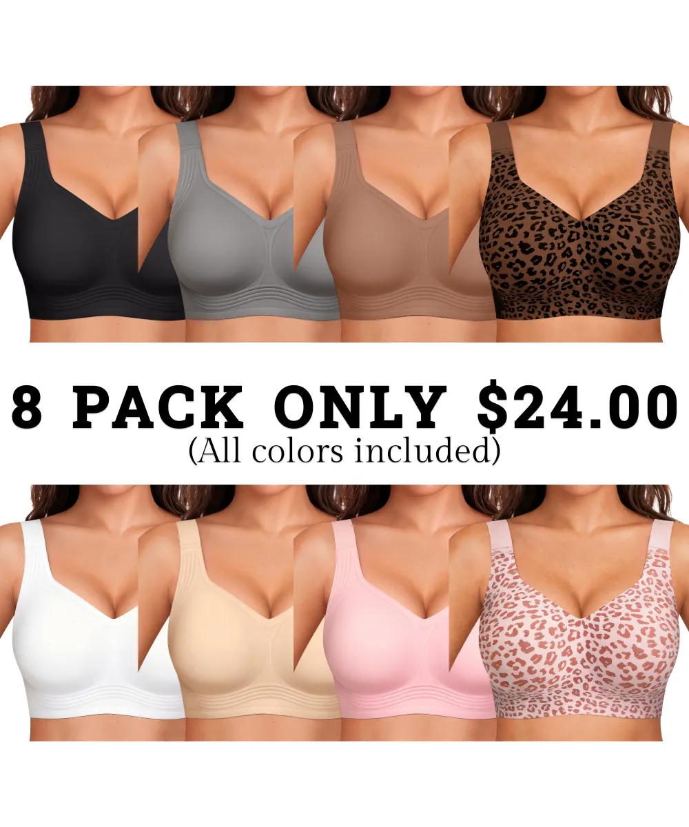 Women Jelly Bras Wirefree Full Coverage