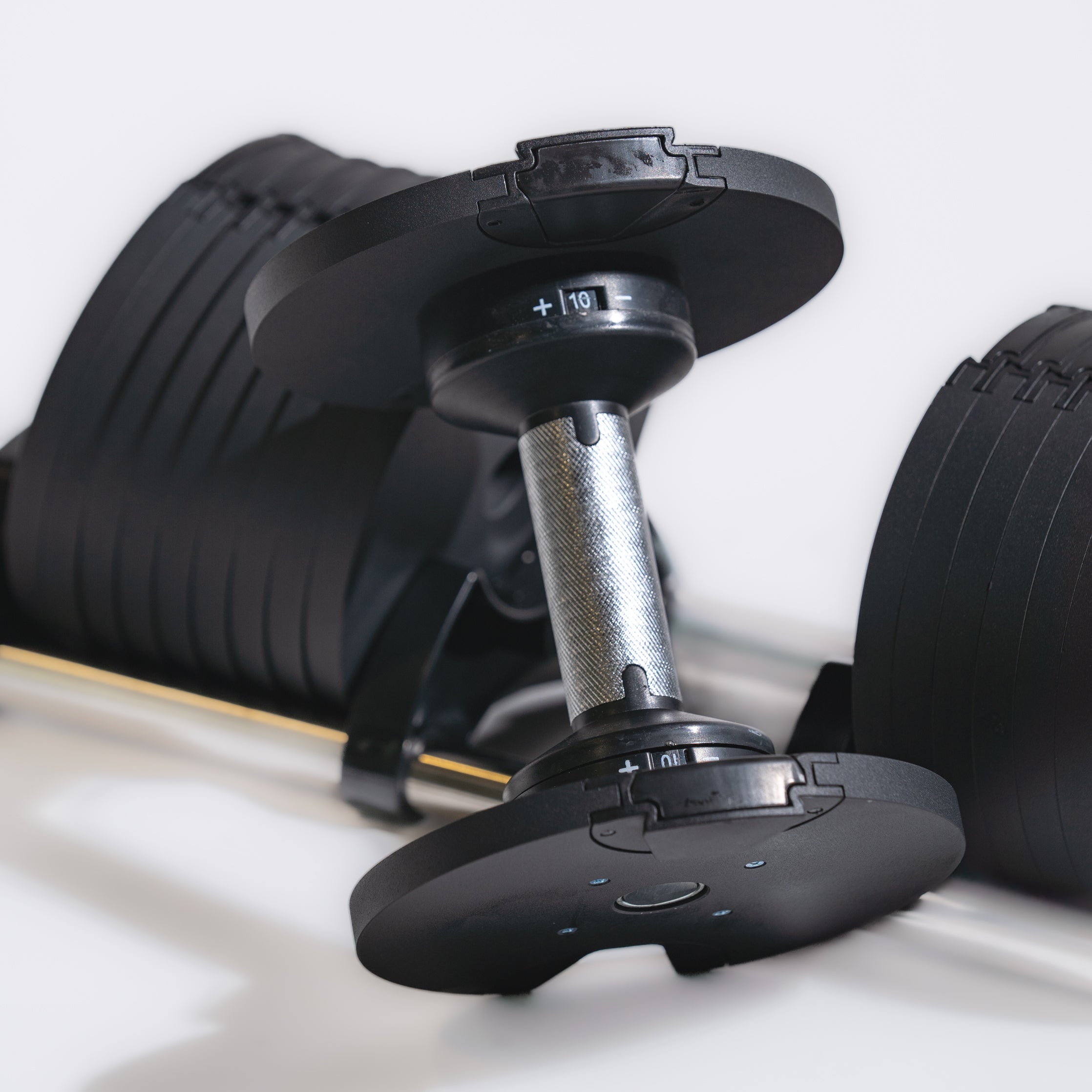 2-Piece Turn-Handle Adjustable Dumbbell 5-120lb Set