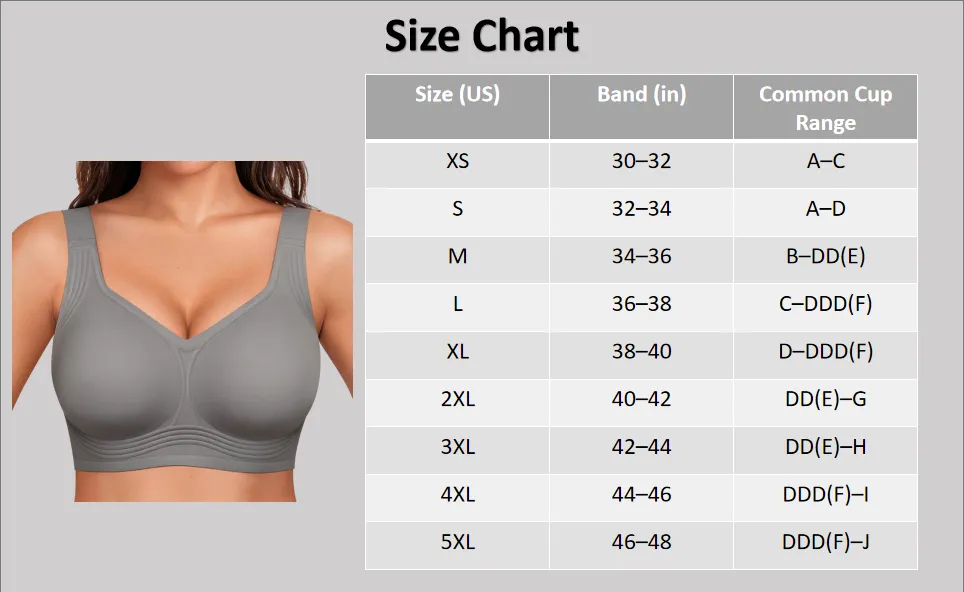 Women Jelly Bras Wirefree Full Coverage