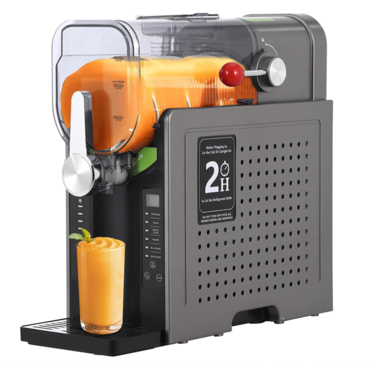 Slushie Machine - All-in-One Slushy Maker for Home with LED Display, Auto-Clean, No Ice Needed, and 6 Preset Programs for Frozen Margaritas, 