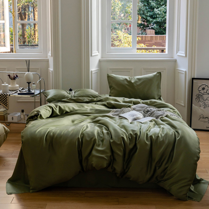 TENCEL™ Lyocell Bedding Set – Botanical Green Collection