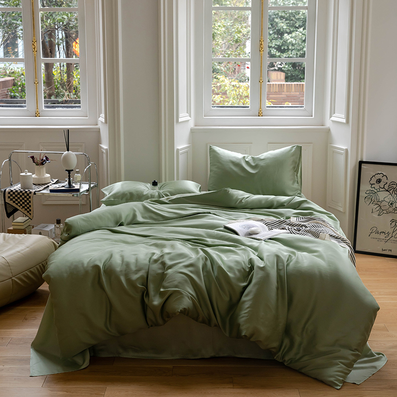 TENCEL™ Lyocell Bedding Set – Botanical Green Collection