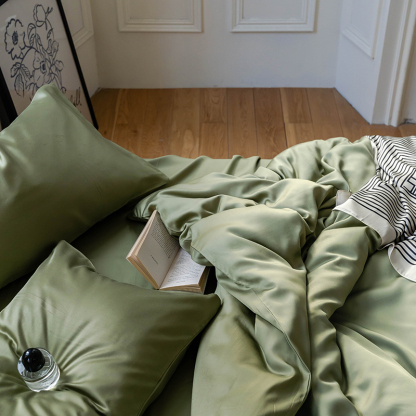 TENCEL™ Lyocell Bedding Set – Botanical Green Collection