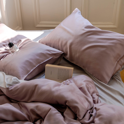 TENCEL™ Lyocell Bedding Set – Berry & Blossom Collection