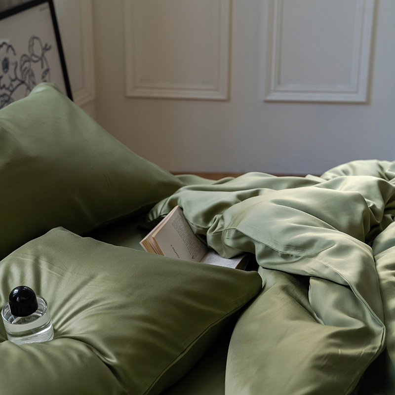 TENCEL™ Lyocell Bedding Set – Botanical Green Collection