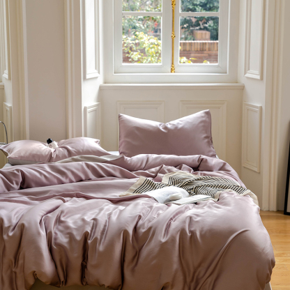 TENCEL™ Lyocell Bedding Set – Berry & Blossom Collection