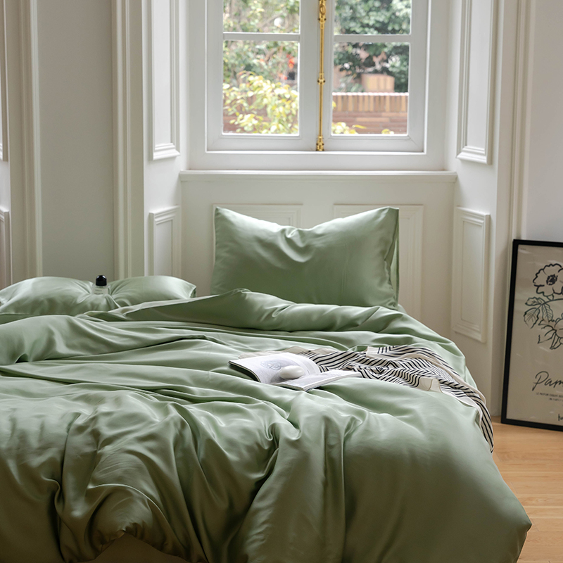 TENCEL™ Lyocell Bedding Set – Botanical Green Collection