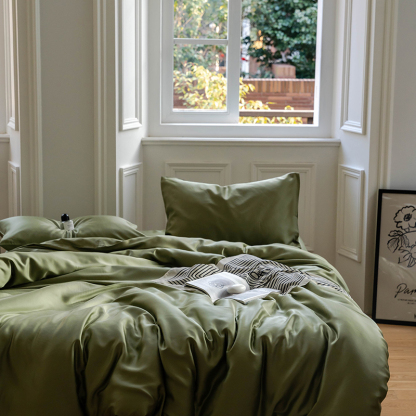 TENCEL™ Lyocell Bedding Set – Botanical Green Collection