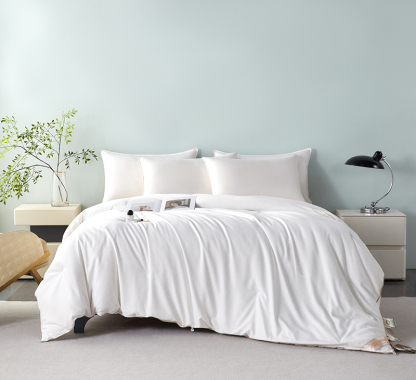 Premium Mulberry Silk Duvet – White