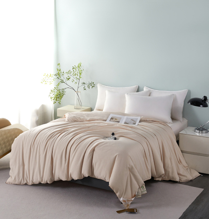 Premium Mulberry Silk Duvet – Beige
