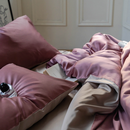 TENCEL™ Lyocell Bedding Set – Berry & Blossom Collection