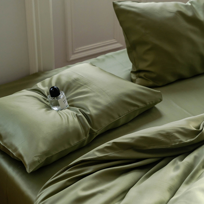 TENCEL™ Lyocell Bedding Set – Botanical Green Collection