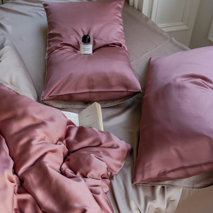 TENCEL™ Lyocell Bedding Set – Berry & Blossom Collection