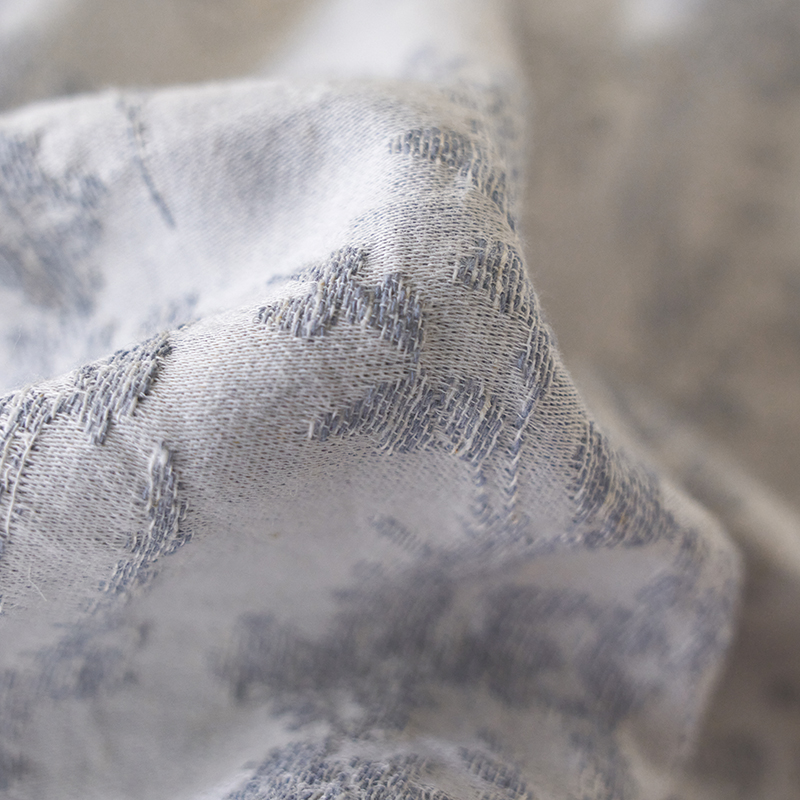 100% Linen Duvet Cover Set - Jade Bloom Collection