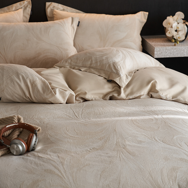 100% Linen Duvet Cover Set - Corner Patch Collection