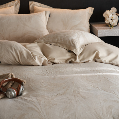 100% Linen Duvet Cover Set - Corner Patch Collection