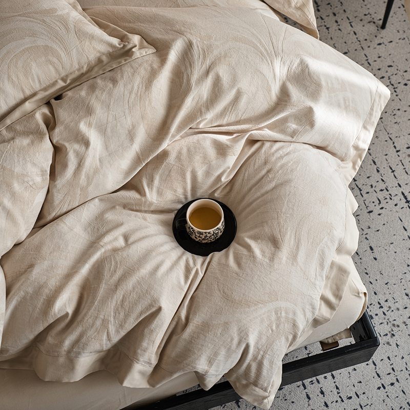 100% Linen Duvet Cover Set - Corner Patch Collection