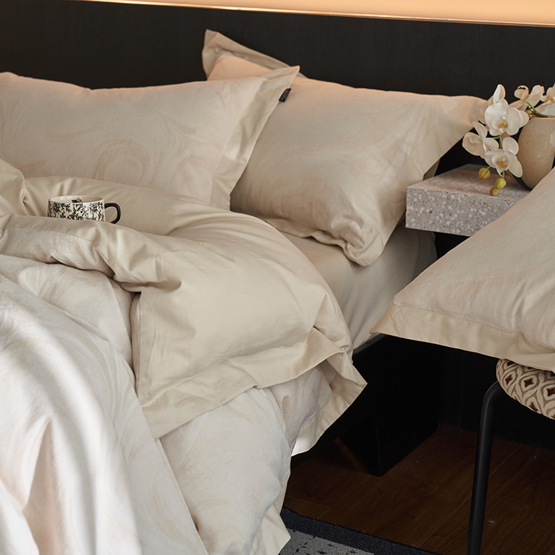 100% Linen Duvet Cover Set - Corner Patch Collection