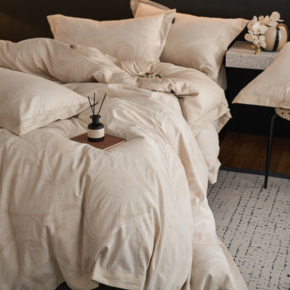 100% Linen Duvet Cover Set - Corner Patch Collection