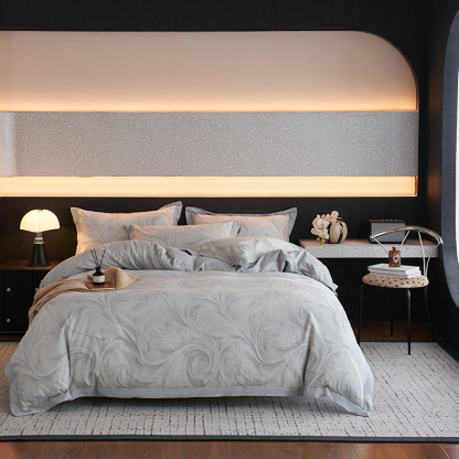 100% Linen Duvet Cover Set - Corner Patch Collection