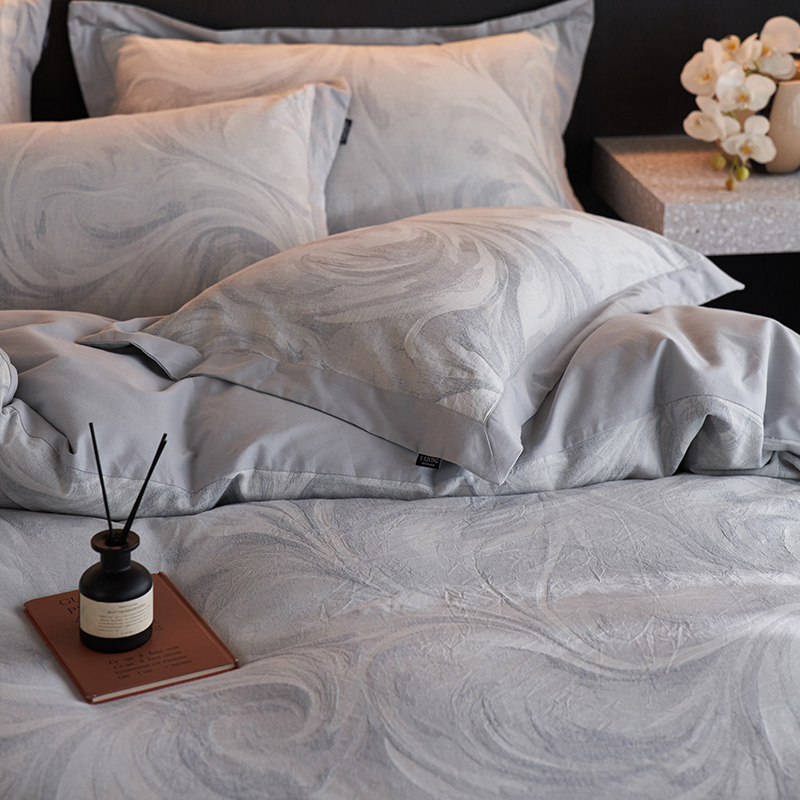 100% Linen Duvet Cover Set - Corner Patch Collection