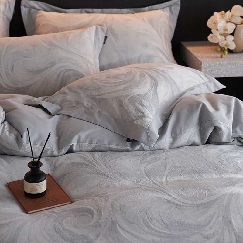 100% Linen Duvet Cover Set - Corner Patch Collection