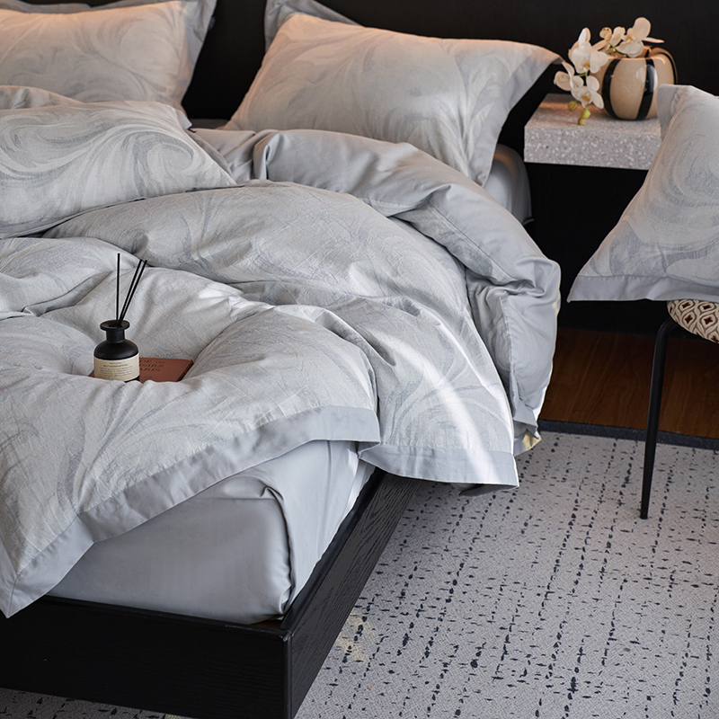 100% Linen Duvet Cover Set - Corner Patch Collection