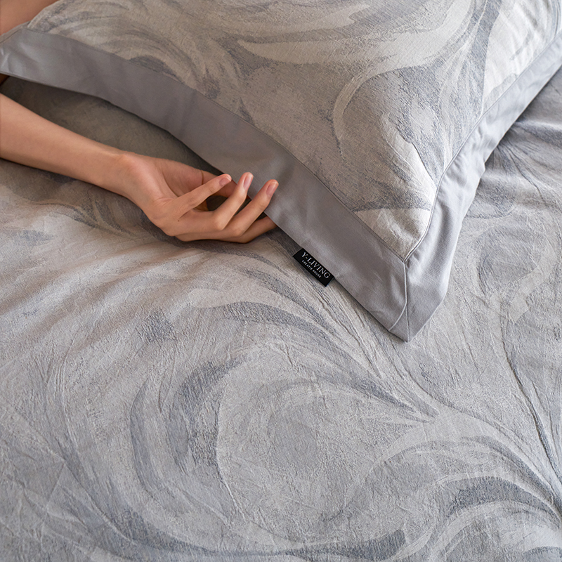 100% Linen Duvet Cover Set - Corner Patch Collection