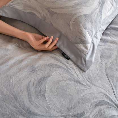 100% Linen Duvet Cover Set - Corner Patch Collection